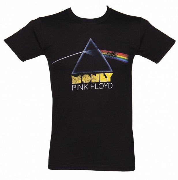 Men's Black Pink Floyd Money T-Shirt Men's Black Pink Floyd Money T-Shirt
