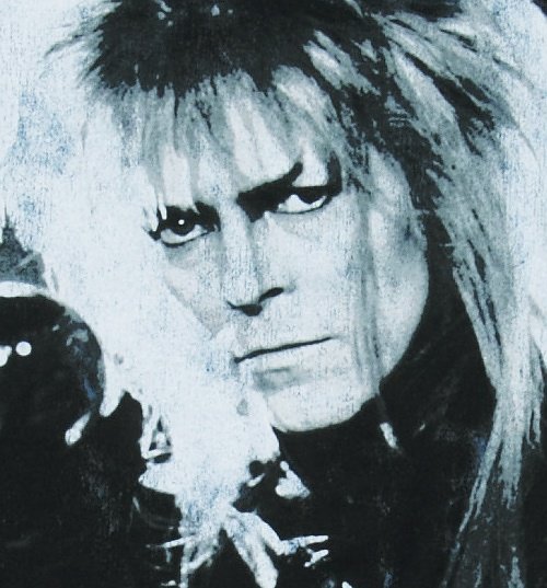 Men's Blue You Remind Me Of The Babe Bowie Labyrinth T-Shirt Men's Blue You Remind Me Of The Babe Bowie Labyrinth T-Shirt