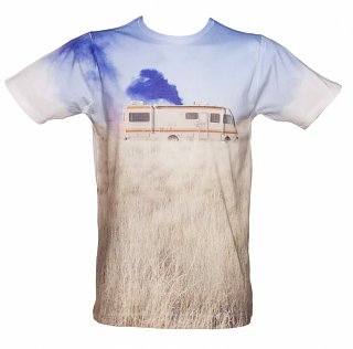 Men's Breaking Bad Trailer Sublimation T-Shirt Men's Breaking Bad Trailer Sublimation T-Shirt