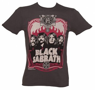 Men's Charcoal Black Sabbath T-Shirt from Amplified Men's Charcoal Black Sabbath T-Shirt from Amplified