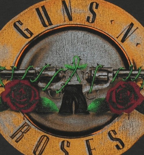 Men's Classic Guns N Roses Drum T-Shirt from Amplified Men's Classic Guns N Roses Drum T-Shirt from Amplified