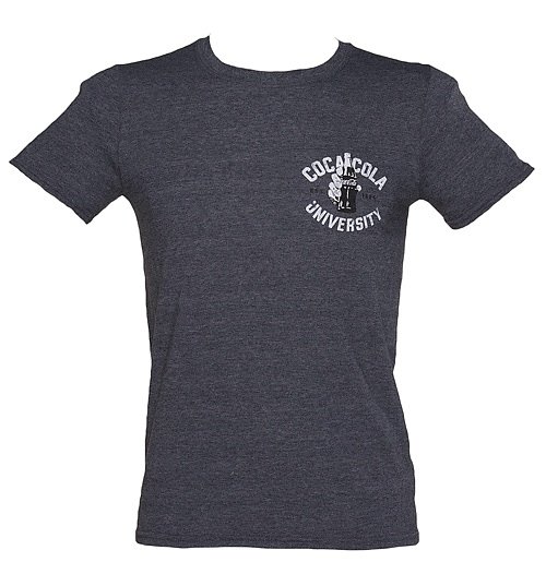Men's Dark Blue Marl Coca-Cola University Varsity T-Shirt Men's Dark Blue Marl Coca-Cola University Varsity T-Shirt