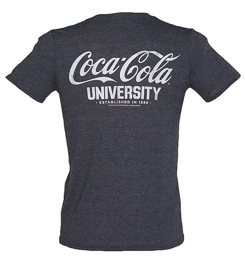 Men's Dark Blue Marl Coca-Cola University Varsity T-Shirt Men's Dark Blue Marl Coca-Cola University Varsity T-Shirt