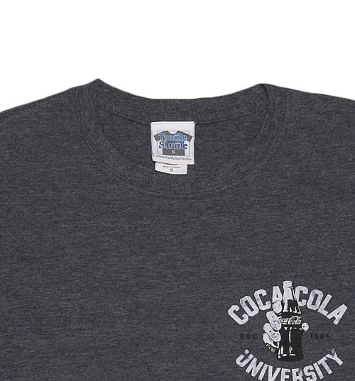 Men's Dark Blue Marl Coca-Cola University Varsity T-Shirt Men's Dark Blue Marl Coca-Cola University Varsity T-Shirt