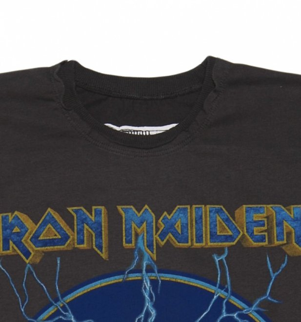 Men's Iron Maiden Mummy Charcoal T-Shirt from Amplified Men's Iron Maiden Mummy Charcoal T-Shirt from Amplified