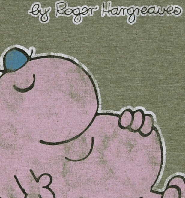 Men's Khaki Mr Lazy Mr Men T-Shirt Men's Khaki Mr Lazy Mr Men T-Shirt