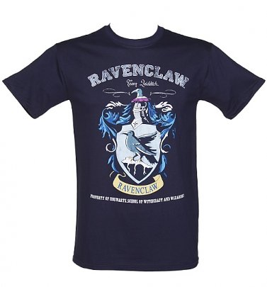 Men's Navy Harry Potter Ravenclaw Team Quidditch T-Shirt Men's Navy Harry Potter Ravenclaw Team Quidditch T-Shirt