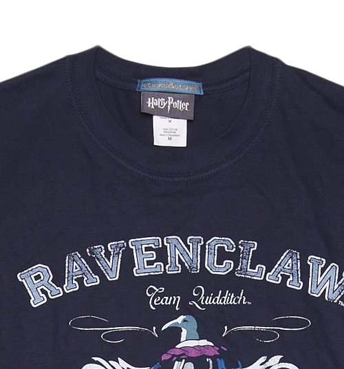 Men's Navy Harry Potter Ravenclaw Team Quidditch T-Shirt Men's Navy Harry Potter Ravenclaw Team Quidditch T-Shirt