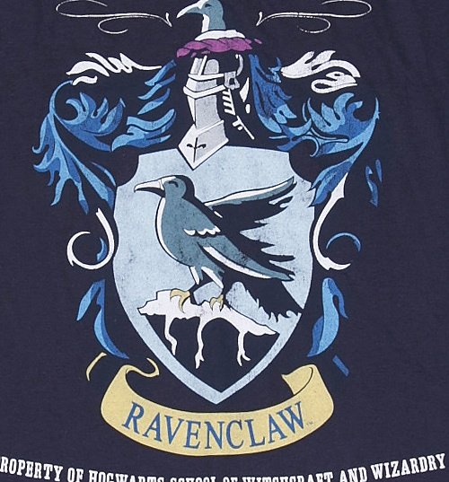 Men's Navy Harry Potter Ravenclaw Team Quidditch T-Shirt Men's Navy Harry Potter Ravenclaw Team Quidditch T-Shirt