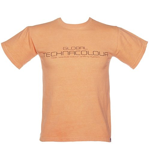 Unisex Orange To Yellow Heat Sensitive T-Shirt from Global Technacolour Unisex Orange To Yellow Heat Sensitive T-Shirt from Global Technacolour