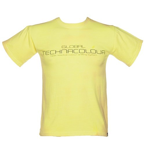 Unisex Orange To Yellow Heat Sensitive T-Shirt from Global Technacolour Unisex Orange To Yellow Heat Sensitive T-Shirt from Global Technacolour