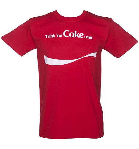 Personalisiertes Share a Coke Herren T-Shirt, Rot Personalisiertes Share a Coke Herren T-Shirt, Rot