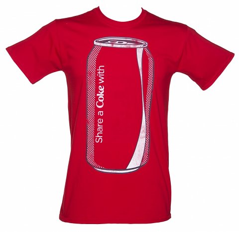 Mens Share a Coke Can T-Shirt Mens Share a Coke Can T-Shirt