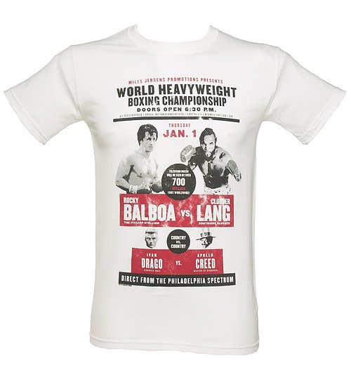 Men's Rocky Balboa vs Clubber Lang T-Shirt Men's Rocky Balboa vs Clubber Lang T-Shirt