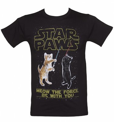 Men's Star Paws Parody T-Shirt Men's Star Paws Parody T-Shirt