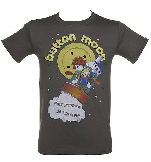 Men's We're Off To Button Moon T-Shirt Men's We're Off To Button Moon T-Shirt