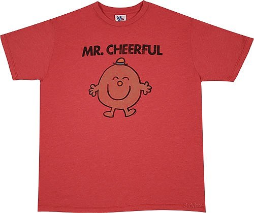 Men's Mr Cheerful Mr Men T-shirt From Junk Food