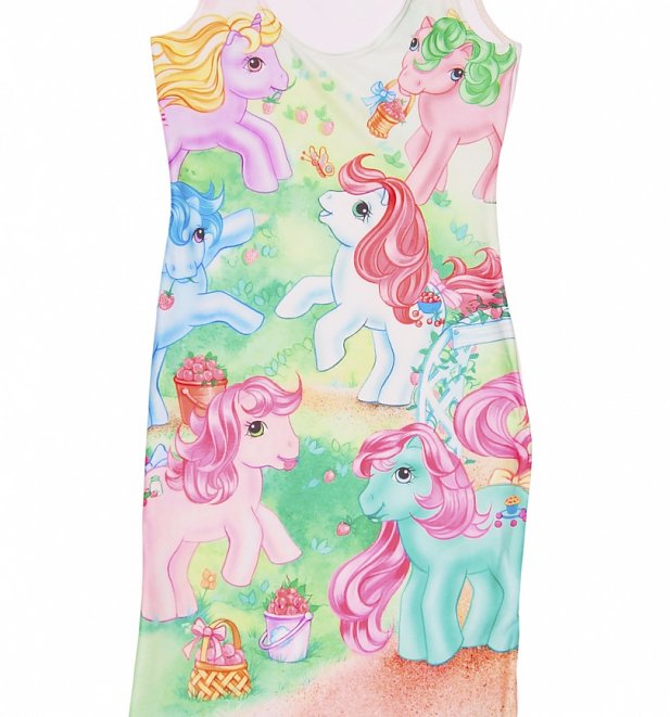 Women's My Little Pony Vintage Scene Body-con Dress Women's My Little Pony Vintage Scene Body-con Dress
