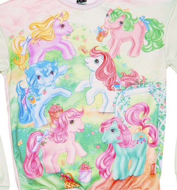 Unisex My Little Pony Vintage Scene Jumper Unisex My Little Pony Vintage Scene Jumper
