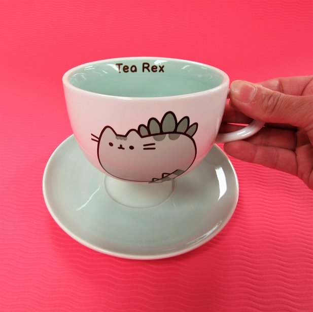 Pusheen Tea-Rex Cup and Saucer Set Pusheen Tea-Rex Cup and Saucer Set