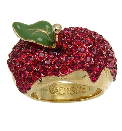 Red Crystal Apple Snow White Ring from Disney Couture Red Crystal Apple Snow White Ring from Disney Couture