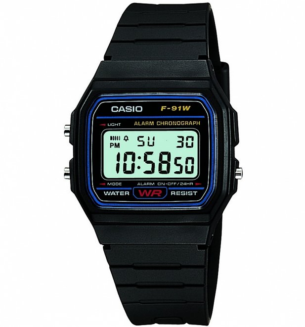 Retro Black Digital Watch F-91W-1YER from Casio Retro Black Digital Watch F-91W-1YER from Casio