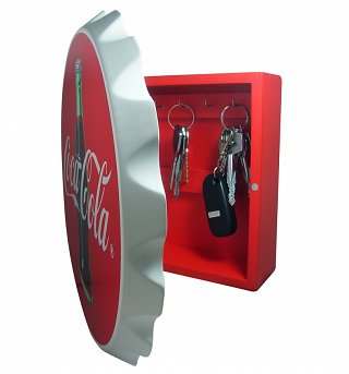 Retro Coca-Cola Bottle Cap Key Box Retro Coca-Cola Bottle Cap Key Box