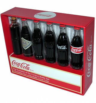 Retro Coca-Cola Miniature Bottle Evolution Set Retro Coca-Cola Miniature Bottle Evolution Set