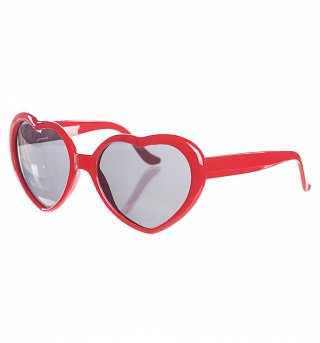 Retro Red Heart Sunglasses from Punky Pins Retro Red Heart Sunglasses from Punky Pins