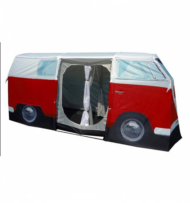 Retro Red VW Campervan Exact Scale Replica Tent Retro Red VW Campervan Exact Scale Replica Tent