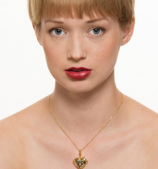 14Kt Gold Plated Cinderella Dream Is A Wish Your Heart Makes Locket Charm And Necklace from Disney Couture 14Kt Gold Plated Cinderella Dream Is A Wish Your Heart Makes Locket Charm And Necklace from Disney Couture