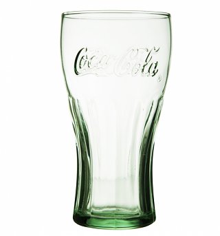 33cl Georgia Green Contour Coke Glass 33cl Georgia Green Contour Coke Glass
