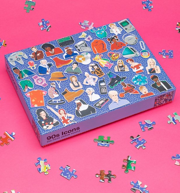 90s Icons 500 Piece Jigsaw Puzzle
