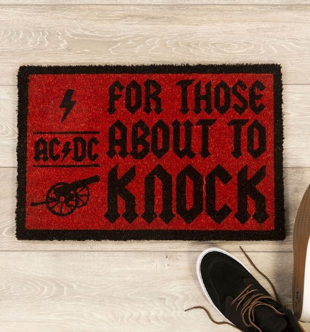 AC/DC For Those About To Knock Door Mat