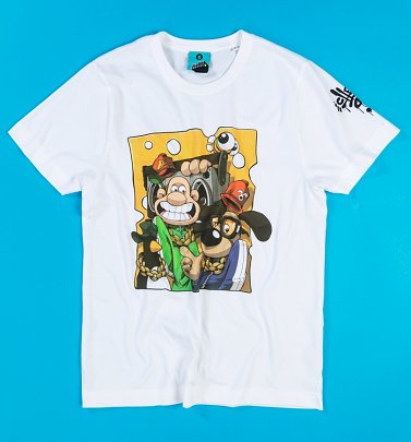 Aardman x Cheo Wallace And Gromit White T-Shirt Aardman x Cheo Wallace And Gromit White T-Shirt