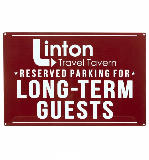Alan Partridge Linton Travel Tavern Parking Sign Alan Partridge Linton Travel Tavern Parking Sign