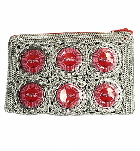 Artisan Grey Coca-Cola Bottle Cap Purse from Cop Madam Artisan Grey Coca-Cola Bottle Cap Purse from Cop Madam
