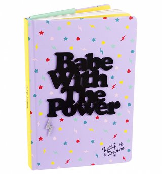 Babe With The Power A5 Notebook from Tatty Devine Babe With The Power A5 Notebook from Tatty Devine