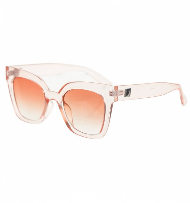 Baby Pink Oversized Sunglasses from Jeepers Peepers Baby Pink Oversized Sunglasses from Jeepers Peepers
