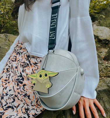 Baby Yoda Star Wars The Mandalorian The Child Carriage Crossbody Bag from Danielle Nicole Baby Yoda Star Wars The Mandalorian The Child Carriage Crossbody Bag from Danielle Nicole