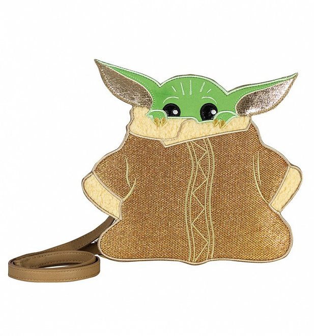 Baby Yoda Star Wars The Mandalorian The Child Species Unknown Crossbody Bag from Danielle Nicole Baby Yoda Star Wars The Mandalorian The Child Species Unknown Crossbody Bag from Danielle Nicole