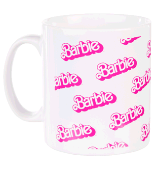 Barbie Repeat Print Logo Mug Barbie Repeat Print Logo Mug