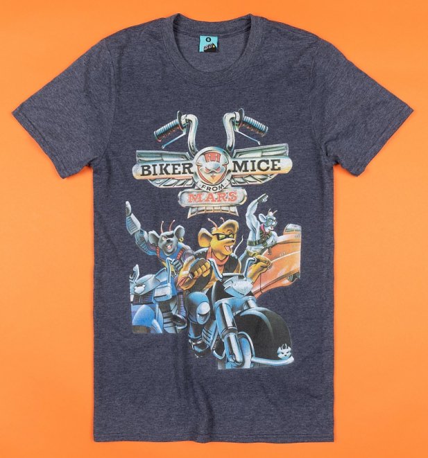 Biker Mice From Mars Navy T-Shirt