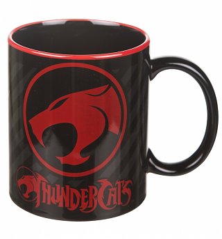 Black Classic Thundercats Logo Mug Black Classic Thundercats Logo Mug