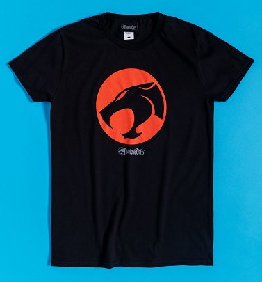 Black Classic Thundercats Logo T-Shirt