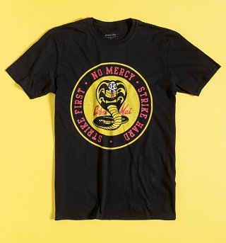 Black Cobra Kai Logo T-Shirt Black Cobra Kai Logo T-Shirt
