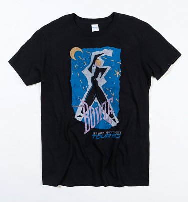 Black David Bowie 1983 Serious Moonlight Tour T-Shirt Black David Bowie 1983 Serious Moonlight Tour T-Shirt
