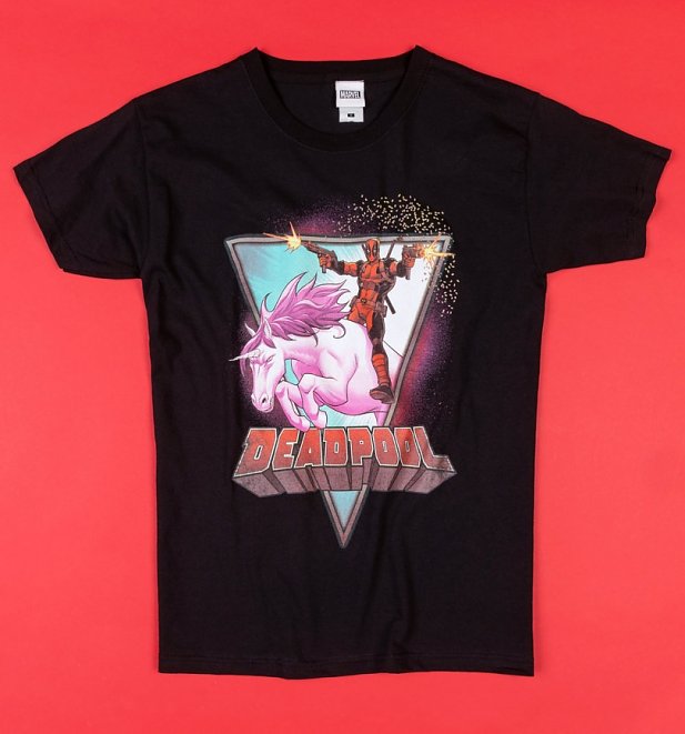 Black Deadpool Unicorn T-Shirt