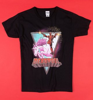7 ate 9 Apparel Girls Christmas Unicorn Red Baseball Tee