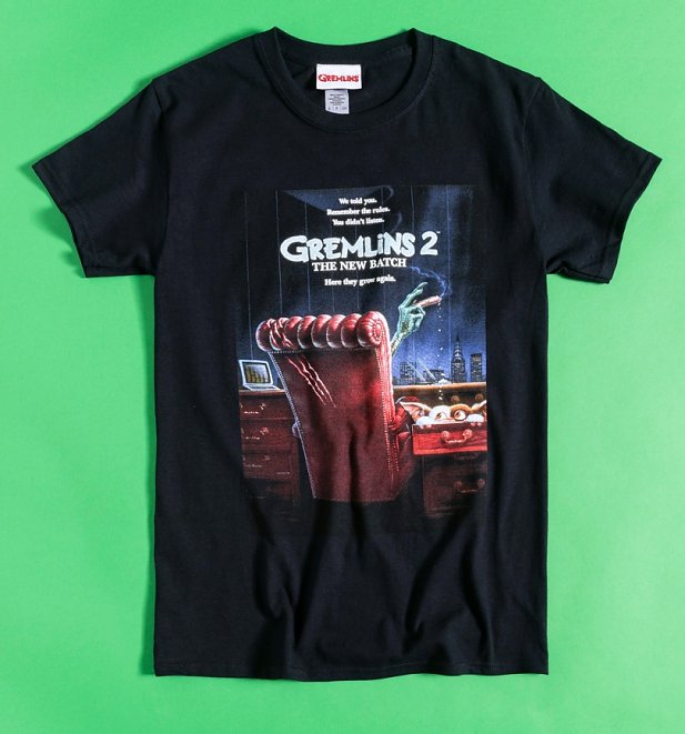 Black Gremlins 2 The New Batch Poster T-Shirt